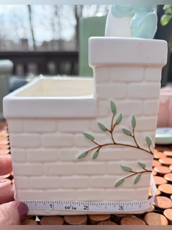 🆘 HELP HUMPTY DUMPTY! 🆘 Vintage Humpty Dumpty Planter, c. 1950 🥚 - Picture 5 of 9